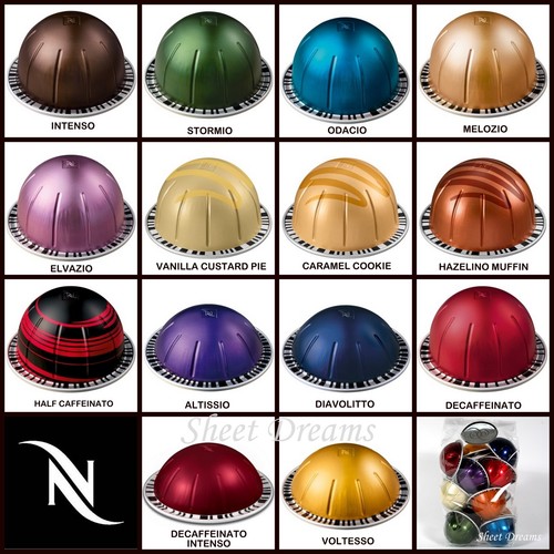 10 cápsulas Nespresso vertuo línea café espresso o paquetes Sampler | eBay
