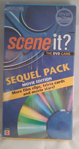 Scene It The DVD Game Sequel Pack Movie Edition Brandneu Versiegelt von Mattel - Bild 1 von 5