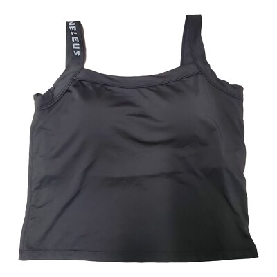 NELEUS Women's Size M Athletic Compression Tank Top with Sport Bra Running  Shirt