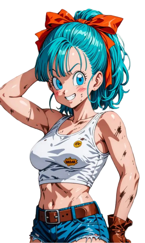 Poster Dragon Ball Z Bulma – 53 X 80 Cm, Neuf Sous Emballage, Impression France
