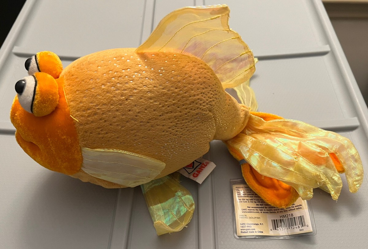 Webkinz Retired Fantail Goldfish GANZ HM218 New W/ Tags