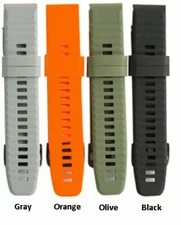 NEW GVDS Silicone Replacement Watch Band for Garmin Fenix Instinct MARQ Quatix