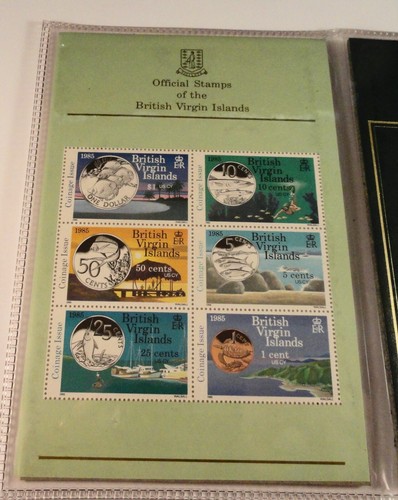 BU Official 1985 British Virgin Islands PP Set with Mint Stamps - Bild 4 von 15