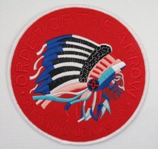 OA 6 Round Jacket Patch Chief WHT Felt GHOST ...
