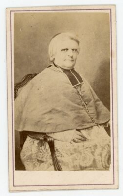 CDV FOTO 1860, Monsignore Pallu du Parc Bischof von Blois von Pierre PETIT