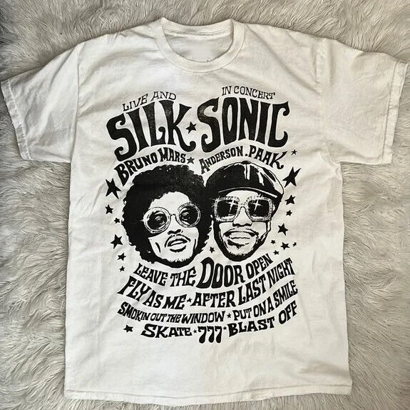 Silk Sonic ラスベガス ライブ Tシャツ S ブルーノマーズ Silk Sonic #Bruno Mars t-shirt, music shirt, gift for fan