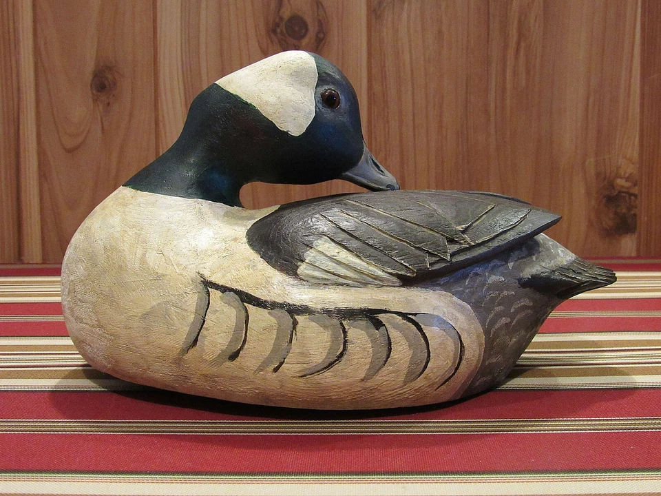 Bufflehead Sleeper Duck Decoy Original Paint Working Decoy by Danny Lee Heuer Foto 2 de 4