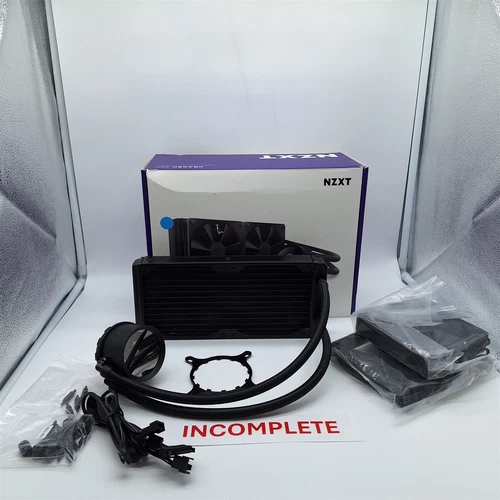 NZXT Kraken 240 - RL-KN-240-B1 - 240mm AIO CPU Liquid Cooler - Black