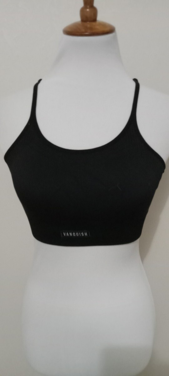 VQ VANQUISH Fitness Womens Small Sportsbra Top Push-up