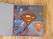 Superman Mens Crew Socks Gift Box 4 PAIRS