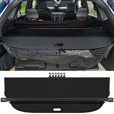 For 2015-2024 Ford Edge Rear Trunk Cargo Cover Retractable Luggage Shade Black