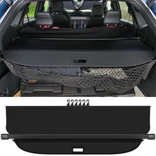 For 2015-2024 Ford Edge Rear Trunk Cargo Cover Retractable Luggage Shade Black