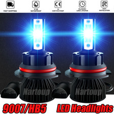 Canbus 9007 Led Headlight Super Bright Bulbs Kit Blue 50000lm Highlow Beam Hb5