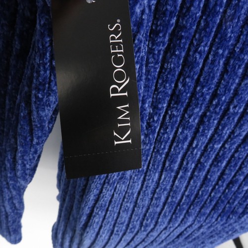 Kim Rogers Women's Ribbed Blue Tunic Sweater Large NWT $48 - Picture 5 of 5