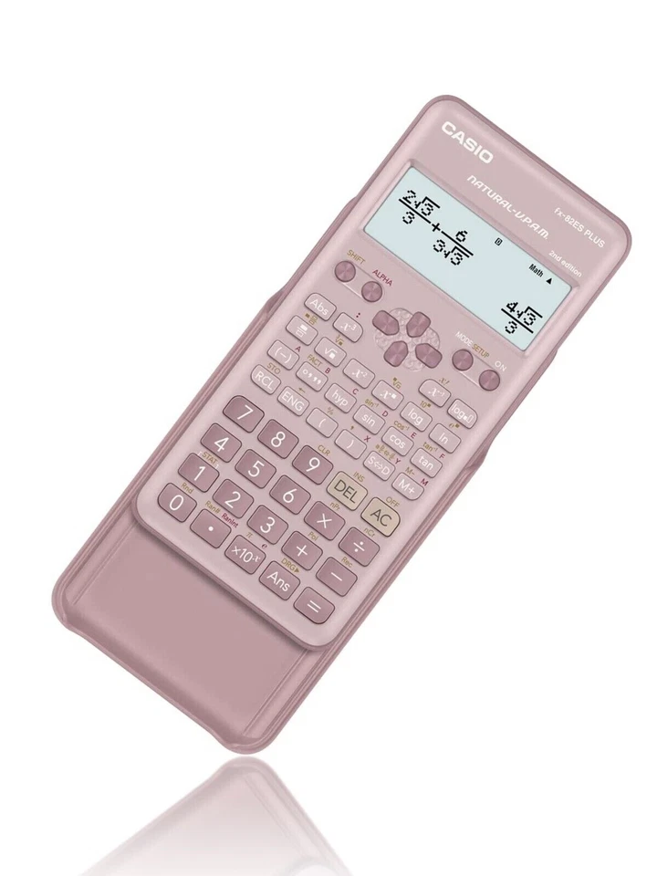Casio FX-82ES Plus Pink 2nd Gen Non-Programmable Scientific Calculator new - Image 2 of 4