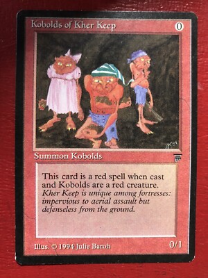Magic the Gathering Kobolds Of Kher Keep Card MTG Legends We Combine On  Shipping