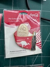 Rio 2016 Olympics Coca Cola Pin Badge Country Flag Australia