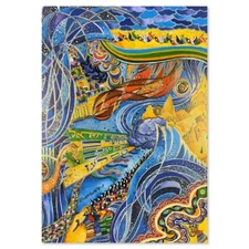 Rafael Abecassis "Exodus II" Hand Signed Numbered Limited Edition Art