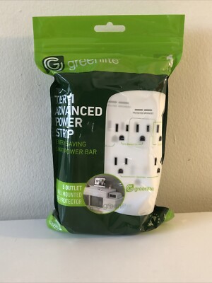 Greenlite 5 Outlet Tier 1 Advanced Power Strip Wall Mount Smart Surge Protector
