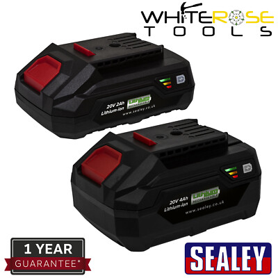 Sealey Elektrowerkzeug Akku Pack 20 V 2Ah & 4Ah Kit für SV20 Serie Zubehör