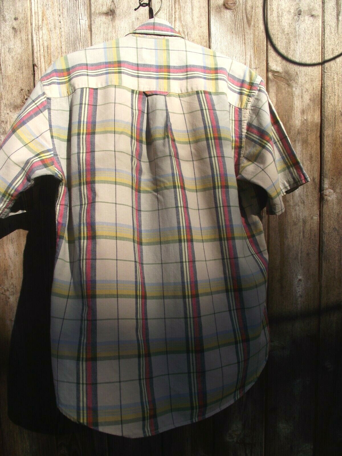 Pendleton Short Sleeve Button Down Colorful Plaid… - image 2