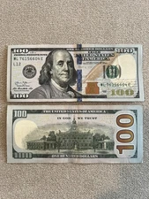 $100 CASH Money - One Hundred Dollar Bill United States note USD Federal Reserve