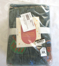 Pottery barn Kids Nutcracker Embroidered Velvet Std Sham NEW Rifle Paper Co.