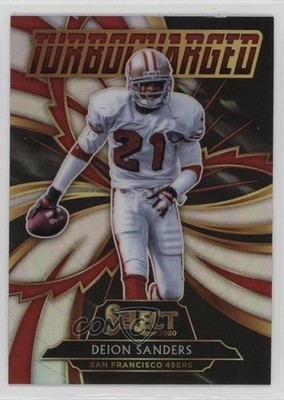 2020 Panini Select Turbocharged Silver Prizm Deion Sanders #T2 HOF 1lu5