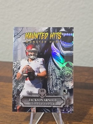 2024 JACKSON ARNOLD W.C. HAUNTED HITS BLUE PARALLEL DRACULA #HHD-JA 5/5 AUBURN