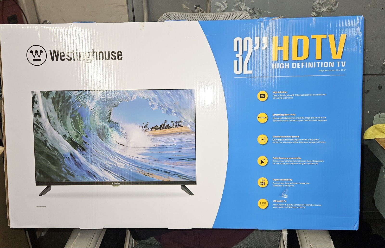 Westinghouse EW32S5UW 32-Inch 720p 60Hz Slim LED HDTV
