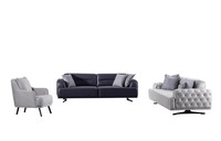 Sofa 3-Sitzer Couch Sitzgruppe Sessel Polsterkombination Garnitur Wohnzimmer