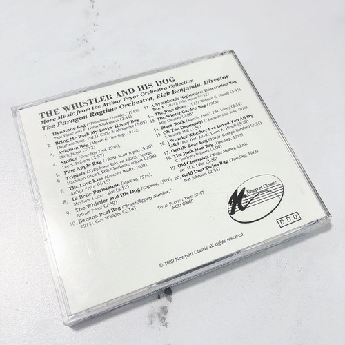 The Paragon Ragtime Orchestra The Whistler and His Dog Jazz CD Classic Recordin - Imagen 2 de 3