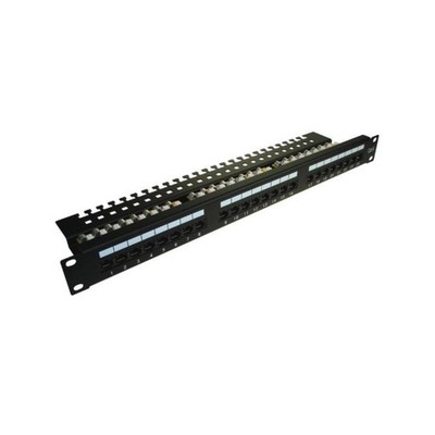 Patchpanel 24-Port UTP6 1U 19 Krone LSA Anschlüsse von 008089