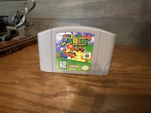 New ListingSuper Mario 64 (Nintendo N64, 1996) AUTHENTIC Cartridge TESTED & Working!