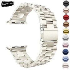 Stainless Steel Apple Watch Band 42 44 45mm For iWatch Series SE 8 7 6 5 4 3 2 1
