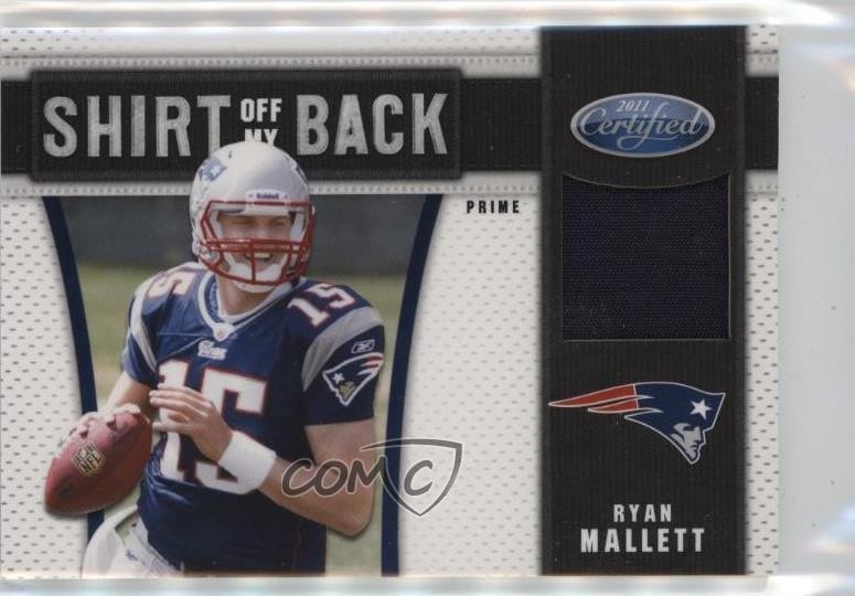 Ryan Mallett Panini Certified Shirt Off My Back Material #4 Base