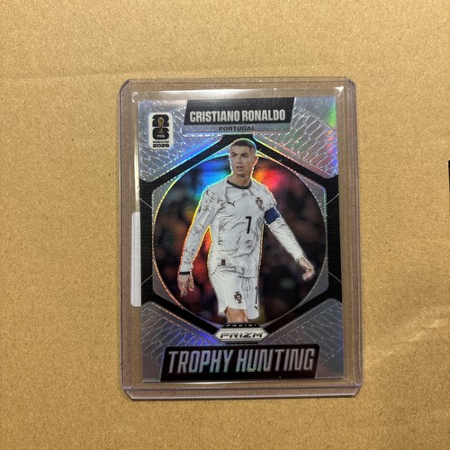 Panini Prizm World Cup 2026 Cristiano Ronaldo Portugal Trophy Hunting Silver