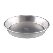 7.2 x 7.25 Inch Silver Pizza Pan Round Commercial Grade Non-Stick Baking Sheet