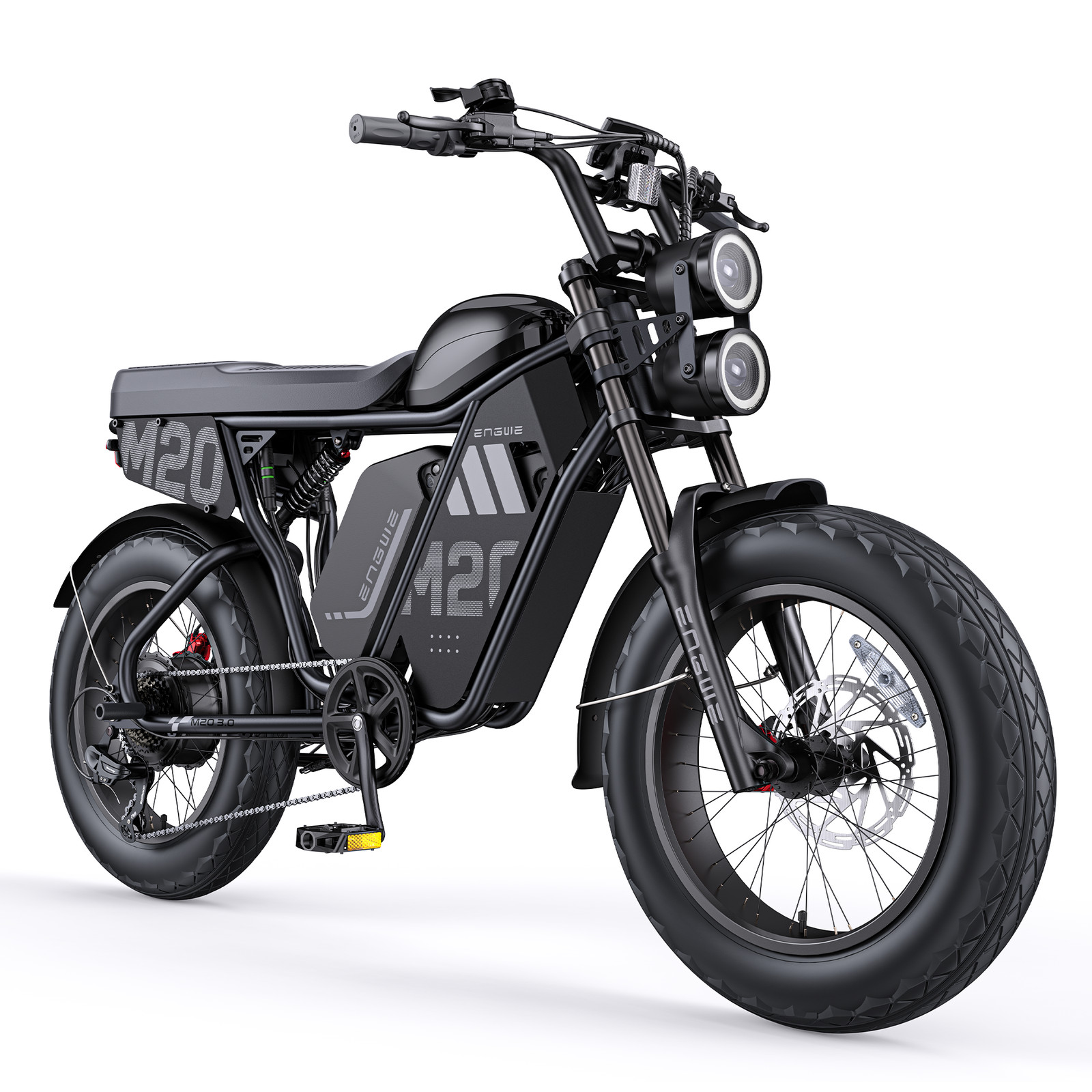 ENGWE M20 3.0 Electric Motorcycle 60V 40AH Dual Battery 180M