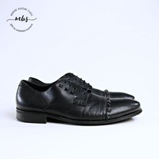 Steve Madden Dracula Edgy Studded Leather Lace-Up Oxfords Black Men 12