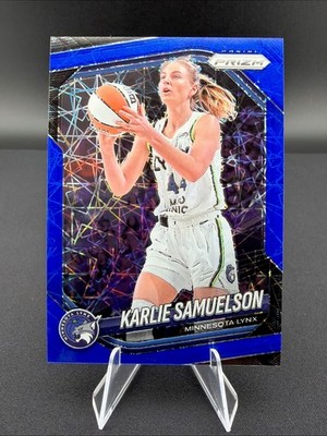 2025 Panini Prizm WNBA Karlie Samuelson Blue Velocity Minnesota Lynx