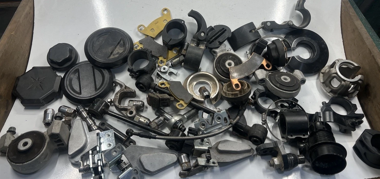 Polaris RZR Parts Hubcaps Rollcage Clamps Shock Brake Pads Engine Mount