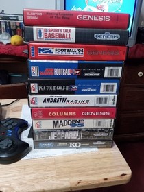 Sega Genesis III Model 3 Console Core System Bundle Tested CIB W/10 CIB Games