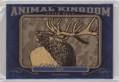 2019 Upper Deck Goodwin Champions Animal Kingdom Tier 1 Elk #AK-315 Patch 7ov