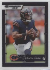 2021 Panini Clearly Donruss Clearly Retro 2001 Justin Fields #01-19 0p73