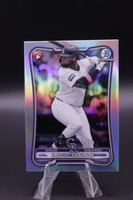 2026 Bowman Yanquiel Fernandez Red Rookie RC Variation #91 Colorado Rockies