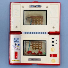[Power confirmed only] [Damaged and missing] Nintendo Game & Watch Mickey &