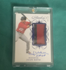 2020 Panini Flawless Juan Soto Patch Auto PA-JS Nationals /10
