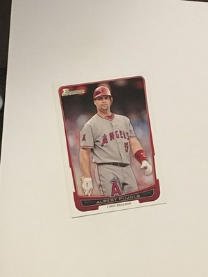 2012 Bowman Albert Pujols Base