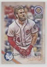 2018 Topps Gypsy Queen Capless Variation Logo Swap Bryce Harper #50 b9e